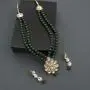 Aheli Wedding Party Faux Kundan Pendant Beads Necklace Earrings Set Bollywood Party Indian Jewelry for Women Aheli Wedding Party Faux Kundan Pendant Beads Necklace Earrings Set Bollywood Party Indian Jewelry for Women