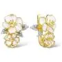 Santuzza Orchid Dangle Earrings 925 Sterling Silver Elegant White Flower Glamorous Enamel Earring For Women Santuzza Orchid Dangle Earrings 925 Sterling Silver Elegant White Flower Glamorous Enamel Earring For Women