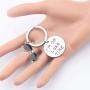 CENWA Lake House Gifts Lake Life Jewelry Lake Summer Vacation Gift I’m On Lake Time Keychain
