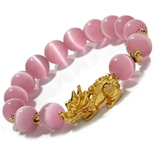 Prime Feng Shui Bracelet Natural Tiger Eye Bead Bracelet with Gold Plated Pi Xiu/Pi Yao Attract Wealth and Good Luck Amulet Gift Prime Feng Shui Bracelet Natural Tiger Eye Bead Bracelet with Gold Plated Pi Xiu/Pi Yao Attract Wealth and Good Luck Amulet Gift