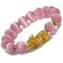 Prime Feng Shui Bracelet Natural Tiger Eye Bead Bracelet with Gold Plated Pi Xiu/Pi Yao Attract Wealth and Good Luck Amulet Gift Prime Feng Shui Bracelet Natural Tiger Eye Bead Bracelet with Gold Plated Pi Xiu/Pi Yao Attract Wealth and Good Luck Amulet Gift