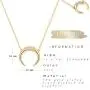 Fettero Women Crescent Moon Necklace Gold Double Horn Upside Down Moon Half Pendant 14K Gold Plated Dainty Chain Minimalist Simple Jewelry Gift Fettero Women Crescent Moon Necklace Gold Double Horn Upside Down Moon Half Pendant 14K Gold Plated Dainty Chain Minimalist Simple Jewelry Gift
