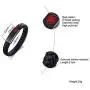 VNOX Custom Engraving Medical Alert Emergency Jewelry-Black Braided Leather Medical Symbol Caduceus with Magnetic Clasp Cuff Wristband Bracelet,8.2'' VNOX Custom Engraving Medical Alert Emergency Jewelry-Black Braided Leather Medical Symbol Caduceus with Magnetic Clasp Cuff Wristband Bracelet,8.2''