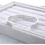 Inspirational Cuff Bracelets for Women Men, Personalized Engraved Mantra Bangle Friendship Familly Motivational Birthday Jewelry Gifts