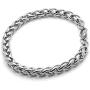 Xusamss Fashion Titanium Steel Wheat Link Bracelet,9.0'' Wrist