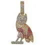 Moca Jewelry Hip Hop Iced Out Bling Personality Owl Pendent 18K Gold Plated Chain Necklace for Men Women Moca Jewelry Hip Hop Iced Out Bling Personality Owl Pendent 18K Gold Plated Chain Necklace for Men Women