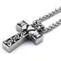 Warvik Irish Claddagh Celtic Knot Cross Pendant Necklace Good Luck Love Heart, Stainless Steel Jewelry Mens Womens Wheat Chain 20/28inch Warvik Irish Claddagh Celtic Knot Cross Pendant Necklace Good Luck Love Heart, Stainless Steel Jewelry Mens Womens Wheat Chain 20/28inch