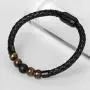 Ckysee 7 Chakra Lava Rock Bracelet Healing Balancing Genuine Leather Bracelets with Magnetic Clasp Tiger Eye Agate Howlite for Men Ckysee 7 Chakra Lava Rock Bracelet Healing Balancing Genuine Leather Bracelets with Magnetic Clasp Tiger Eye Agate Howlite for Men