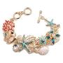 KOCERBACE Bracelet Gorgeous Marine Life Synthetic Quartzfor Jewelry for Women Girls