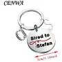 CENWA Mystic Falls Gift Sired to Damon Keychain Team Salvatore Gift