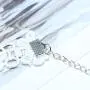 YienDoo Boho Necklace Fashion Sweet Style Lace Choker Elf Girl Lace Flower Necklace Jewelry for Women and Girls (White)