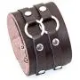 Nsitbbuery Hip Hop Alloy Cuff Wristband Wide Leather Bracelet Nsitbbuery Hip Hop Alloy Cuff Wristband Wide Leather Bracelet