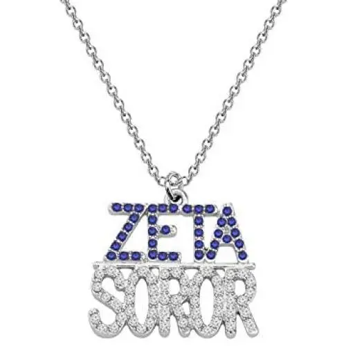 Sorority Zeta Soror Necklace 1920 Greek Sorority Jewelry Gift Sorority Zeta Soror Necklace 1920 Greek Sorority Jewelry Gift
