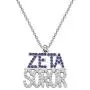 Sorority Zeta Soror Necklace 1920 Greek Sorority Jewelry Gift Sorority Zeta Soror Necklace 1920 Greek Sorority Jewelry Gift