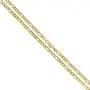 14K Solid Gold 2mm Figaro 2 + 1 Link Chain Necklace, 16'' - 30'' 14K Solid Gold 2mm Figaro 2 + 1 Link Chain Necklace, 16'' - 30''