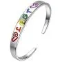 beautlace LGBT Bracelets 18K Gold/Silver/Black Gun Plated Gay & Lesbian Pride Bracelet Charm Jewelry for Men and Women KB0006