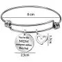 JQFEN Stainless Steel Silver Heart Charm Bracelet for Mom Mother Jewelry Gift Youre The Mom Everyone Wishes They Had JQFEN Stainless Steel Silver Heart Charm Bracelet for Mom Mother Jewelry Gift Youre The Mom Everyone Wishes They Had