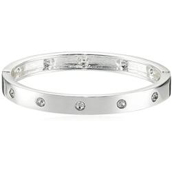 Guess Narrow Hinge with Crystal Bangle Bracelet