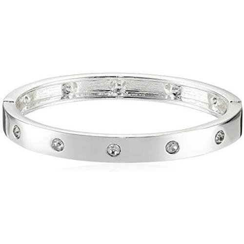 Guess Narrow Hinge with Crystal Bangle Bracelet