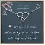 EFYTAL Girlfriend Gifts, Girlfriend Birthday Gift Ideas For Her, Romantic Sterling Silver 925 Infinity Heart Necklace Jewelry for Women, Cute Anniversary / Valentines Day Present