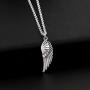 A Charmed Impression 11 11 Large Angel Wing Pendant Necklace • Sterling Silver • 1111 Necklace • Make a Wish Necklace • Numerology Ascension • Law of Attraction • Lightworker Jewelry Gift