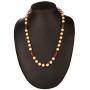 Efulgenz Indian 14 K Gold Plated Red Faux Ruby Pearl Beads Strand Neckalce Fashion Costume Jewelry for Women