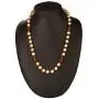 Efulgenz Indian 14 K Gold Plated Red Faux Ruby Pearl Beads Strand Neckalce Fashion Costume Jewelry for Women