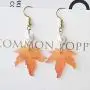 FUTIMELY Red Maple Leaf Earrings,Christmas Earrings for Womens Girls,Thanksgiving Jewelry,Long Tassels Pearl Drop Dangle Earrings