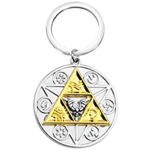 The Legend of Zelda Pendant Necklace Zelda Triforce Keychain Legend of Zelda Jewelry Gifts for Zelda Lovers (Zelda Keychain) The Legend of Zelda Pendant Necklace Zelda Triforce Keychain Legend of Zelda Jewelry Gifts for Zelda Lovers (Zelda Keychain)