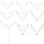 JOERICA 9 Pcs Dainty Layered Necklaces for Women Multilayer Adjustable Layering Choker Chain Necklaces Gold Plated Y Pendent Coin Bar Disc Necklaces Set JOERICA 9 Pcs Dainty Layered Necklaces for Women Multilayer Adjustable Layering Choker Chain Necklaces Gold Plated Y Pendent Coin Bar Disc Necklaces Set