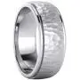 Heavy Solid Sterling Silver 6mm and 8mm Hammered Unisex Wedding Band Comfort Fit Ring Raised Center Polished Sides Heavy Solid Sterling Silver 6mm and 8mm Hammered Unisex Wedding Band Comfort Fit Ring Raised Center Polished Sides