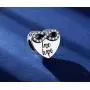 Syangpang Love Hope Charms for Fit Pandora Charms Bracelet 925 Sterling Silver Heart Beads Infinite Love Luck Charms for Bracelet Gift for Women and Girl