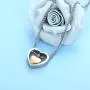 Baby Feet Double Heart Cremation Urn Necklace Keepsake Memorial Ashes Pendant Jewelry Baby Feet Double Heart Cremation Urn Necklace Keepsake Memorial Ashes Pendant Jewelry