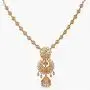 Tarinika Mara Gold-Plated Indian Jewelry Set with Necklace and Earrings - White Red Tarinika Mara Gold-Plated Indian Jewelry Set with Necklace and Earrings - White Red