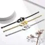 PROSTEEL Stainless Steel Bracelet/Anklet for Men Women Teens, Handcuffs Design Best Friend Bracelet, Silver/Gold/Black Tone, Hypoallergenic, Come Gift Box PROSTEEL Stainless Steel Bracelet/Anklet for Men Women Teens, Handcuffs Design Best Friend Bracelet, Silver/Gold/Black Tone, Hypoallergenic, Come Gift Box