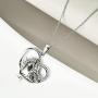 YFN I Love You Horse Pendant Necklace Jewelry Sterling Silver Girls with Horse Gift for Women Girls