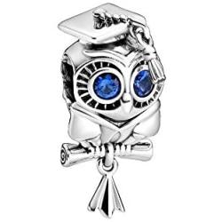 PANDORA Wise Owl Graduation, Blue Crystal