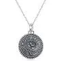 Urn Necklaces for Ashes Oxidized Silver 925 for Women,Cremation Jewelry for Ashes Keepsake Memorial Pendant Necklace Gifts for Best Friends