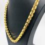 9MM Box Chain Rope Necklaces Stainless Steel Tone Punk Jewelry For Men Necklace,23inches