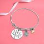 NEWNOVE Teacher Appreciation Gifts for Women,Thank You Gifts for Teacher Bracelet,Christmas Gifts for teacher from student