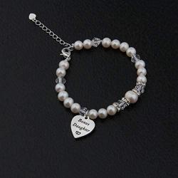 Bonus Daughter Nature Pearl Bracelet Daughter In Law Bracelet Stepdaughter Bracelet From Stepmom