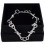Barbed Wire Necklace Gothic Thorns Choker Necklace Bangle Bracelet Spur Chain Necklace Punk Hiphop Rock Jewelry for Boys Men Barbed Wire Necklace Gothic Thorns Choker Necklace Bangle Bracelet Spur Chain Necklace Punk Hiphop Rock Jewelry for Boys Men