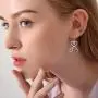 AOBOCO S925 Nurse Earrings Sterling Silver Fishhook Stethoscope Drop Earrings with Blue Crystal,Jewelry Gift for Doctor Nurse AOBOCO S925 Nurse Earrings Sterling Silver Fishhook Stethoscope Drop Earrings with Blue Crystal,Jewelry Gift for Doctor Nurse