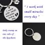 CENWA NICU Nurse Gift Midwife Gift Neonatal Nurse Jewelry I Work With Small Miracles Every Day Nurse Life Gift Pediatric Nurse Babies Nurse Thank You Gift