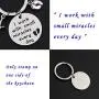 CENWA NICU Nurse Gift Midwife Gift Neonatal Nurse Jewelry I Work With Small Miracles Every Day Nurse Life Gift Pediatric Nurse Babies Nurse Thank You Gift
