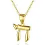 Spoil Cupid 14K Gold Plated 925 Sterling Silver Hebrew Chai Jewish Necklace for Women Plain Finish, 18'' Spoil Cupid 14K Gold Plated 925 Sterling Silver Hebrew Chai Jewish Necklace for Women Plain Finish, 18''