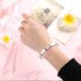 NEIQII Inspirational Cuff Bracelet Bangle for Women, Best Friend Bracelets for Teen Girls, Which Can Adjust Size, Made of Stainless Steel.