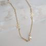 HONEYCAT Starling Tiny Star Charms Bracelet in Gold, Rose Gold, or Silver | Minimalist, Delicate Jewelry