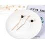 Blingsoul Vertical Drop Tiny Dot Earrings - Ear Line Gold Bar Stud Dangle Jewelry For Women