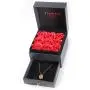 I Love You 100 Languages 18k Gold Plated Necklace with Roses Gift Box I Love You 100 Languages 18k Gold Plated Necklace with Roses Gift Box